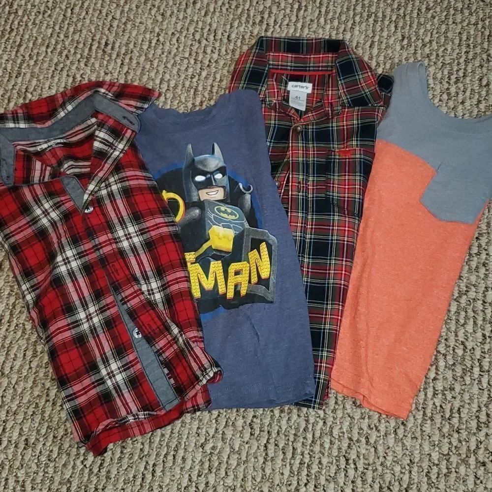 4 Boys Size 4 Shirts Bundle